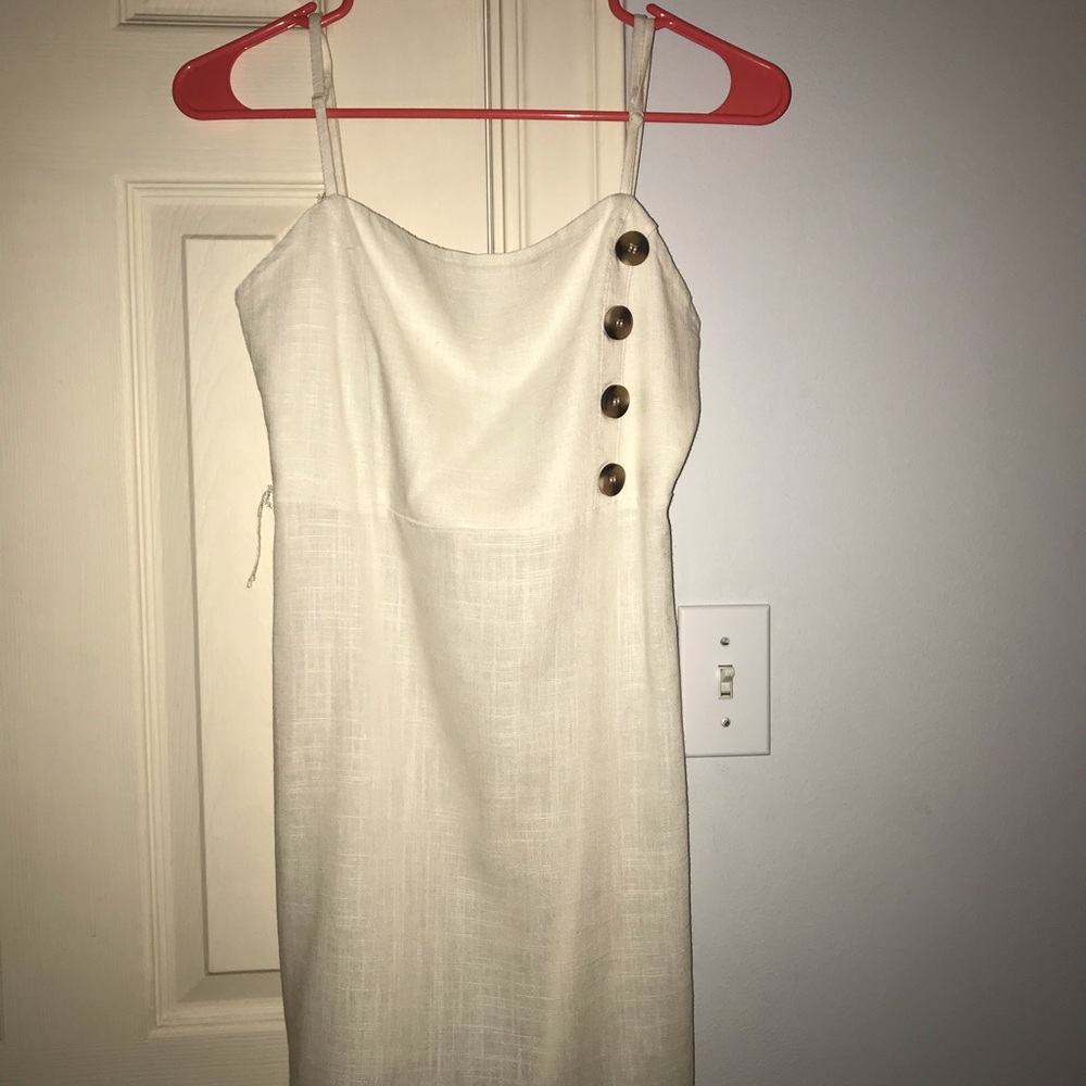 Pacsun white button dress